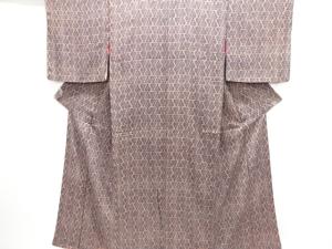 大正ロマン　錦紗抽象模様着物